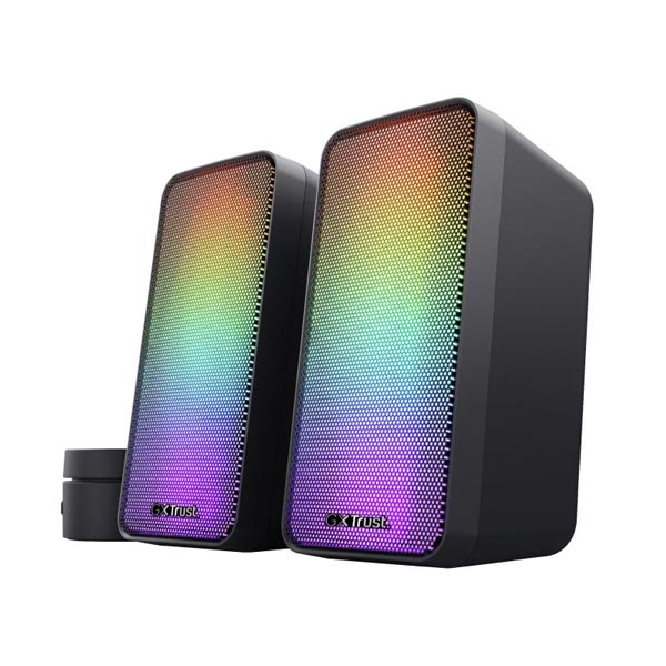 TRUST GXT 611 Wezz Illuminated Speaker Set, RGB, black TRUST GXT 611 Wezz Illuminated Speaker Set, RGB, black