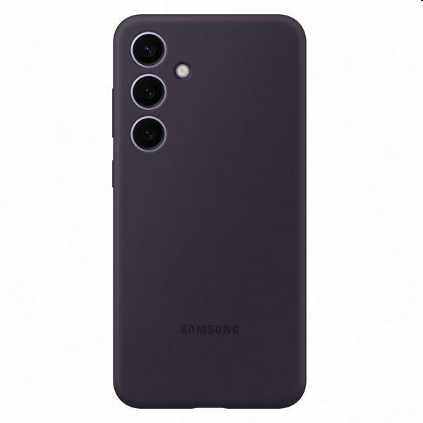 Pouzdro Silicone Cover pro Samsung Galaxy S24 Plus, dark violet