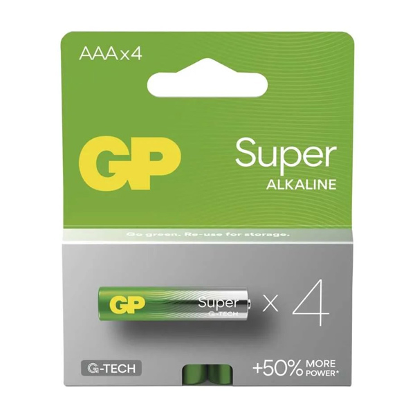 Emos GP Alkalická baterie GP Super LR03 (AAA) 4 ks