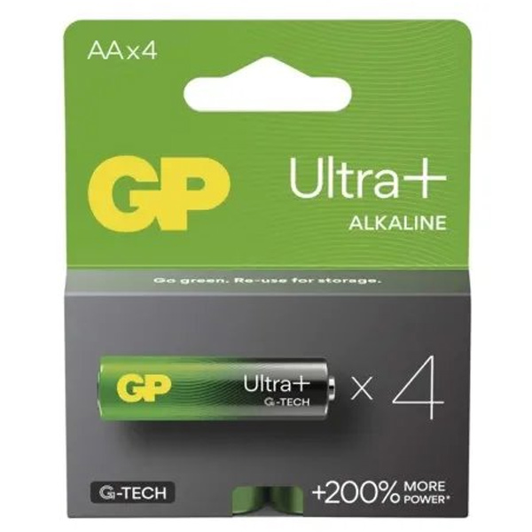 Emos GP Alkalická baterie GP Ultra Plus LR6 (AA) 4 ks