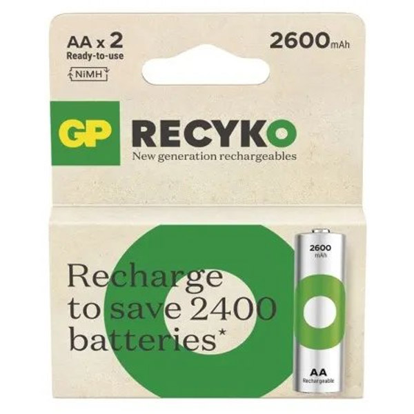 Levně Emos GP Nabíjecí baterie ReCyko 2600 (AA) 2 ks