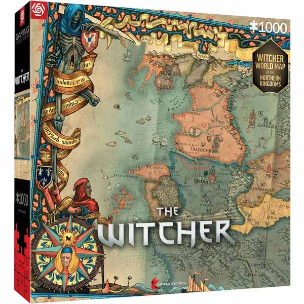 Levně Good Loot Puzzle The Witcher 3 The Northern Kingdoms 1000 pcs