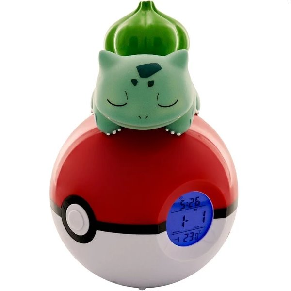 Lampa s Budíkem Bulbasaur Pokebal (Pokémon)