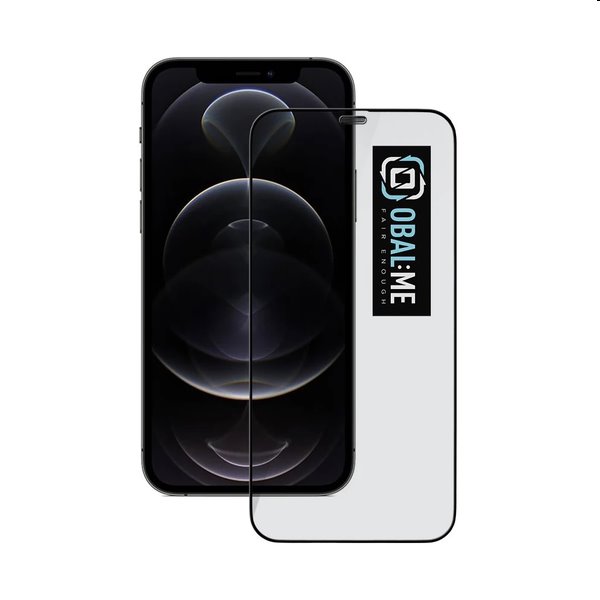 OBAL:ME 5D Ochranné tvrzené sklo pro Apple iPhone 12/12 Pro, black