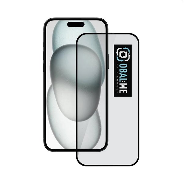 Levně OBAL:ME 5D Ochranné tvrzené sklo pro Apple iPhone 15, black