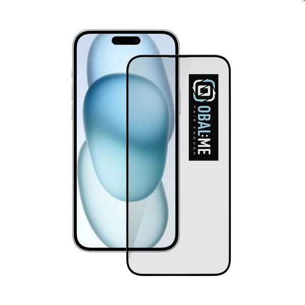 Levně OBAL:ME 5D Ochranné tvrzené sklo pro Apple iPhone 15 Plus, black