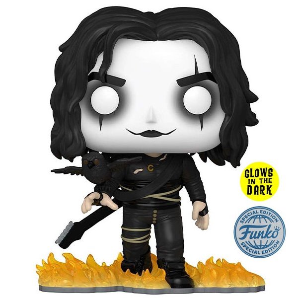 Levně POP! Movies: Eric Draven with Crow (The Crow) Special Edition (Glows in The Dark)