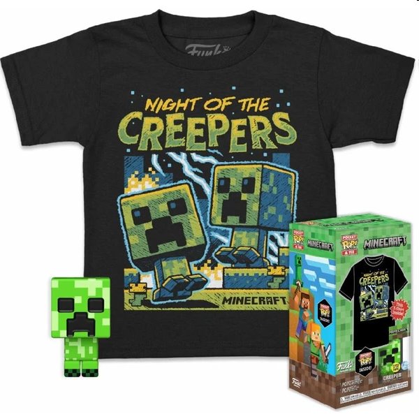 Levně POP! & Tee Creeper (Minecraft) M (dětské)