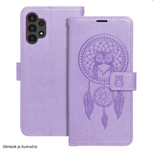 Levně Pouzdro MEZZO Book dreamcatcher pro Samsung Galaxy A15 5G, fialové