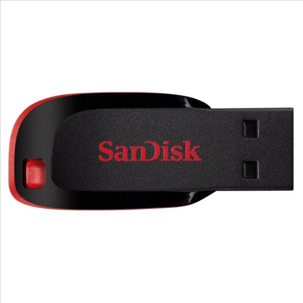 Levně SanDisk Cruzer Blade 128 GB USB, červený