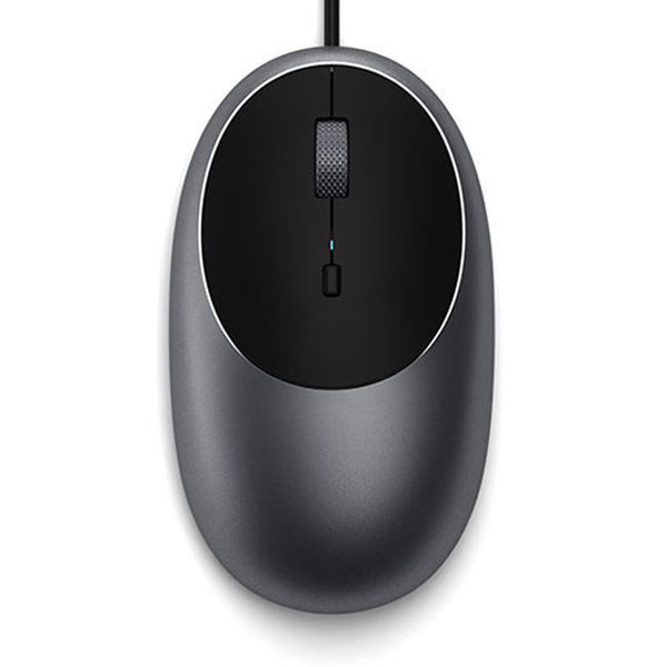 Satechi myš C1 USB-C Wired Mouse, šedá