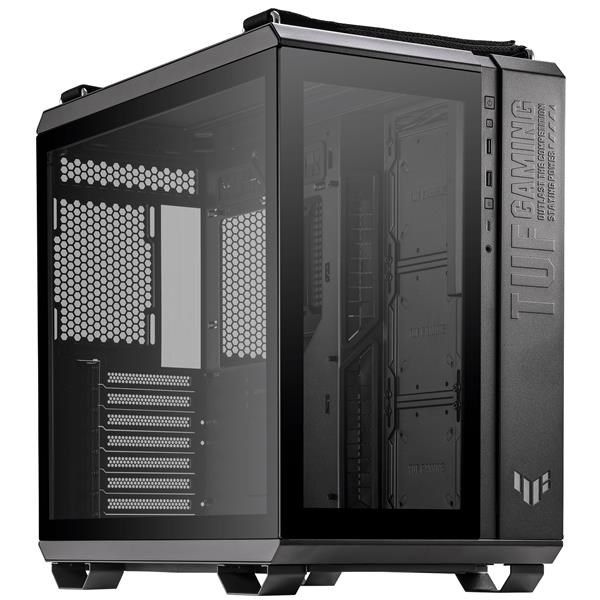 ASUS case TUF GAMING CASE (GT502) TG, Mid Tower, průhledná bočnice, černá