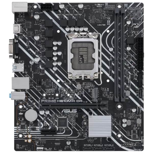 ASUS PRIME H610M-K D4 základní deska, Intel H610, LGA1700, 2x DDR4, mATX