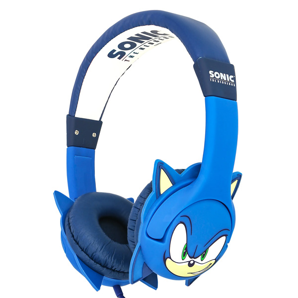 Levně Dětská kabelová sluchátka OTL Technologies SEGA Sonic The Hedgehog s uškami