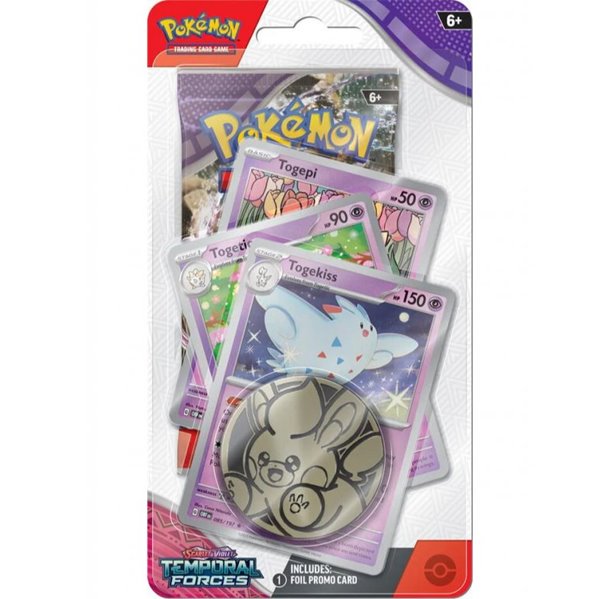Levně Kartová hra Pokémon TCG: Scarlet & Violet Temporal Forces promium Checklane Blister Togekiss (Pokémon)