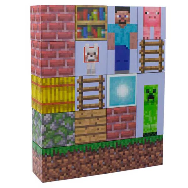 Lampa Block Building V2 (Minecraft) - OPENBOX (Rozbalené zboží s plnou zárukou)