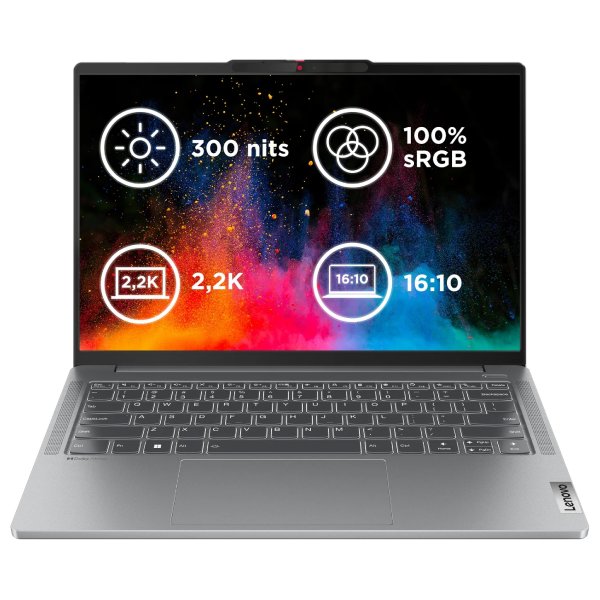 Lenovo IdeaPad 5 Pro 14APH8, AMD Ryzen7 7840HS, 32 GB/1TB-SSD, 14" 2 K IPS, AG Radeon780M, Win11Home, Arctic Grey