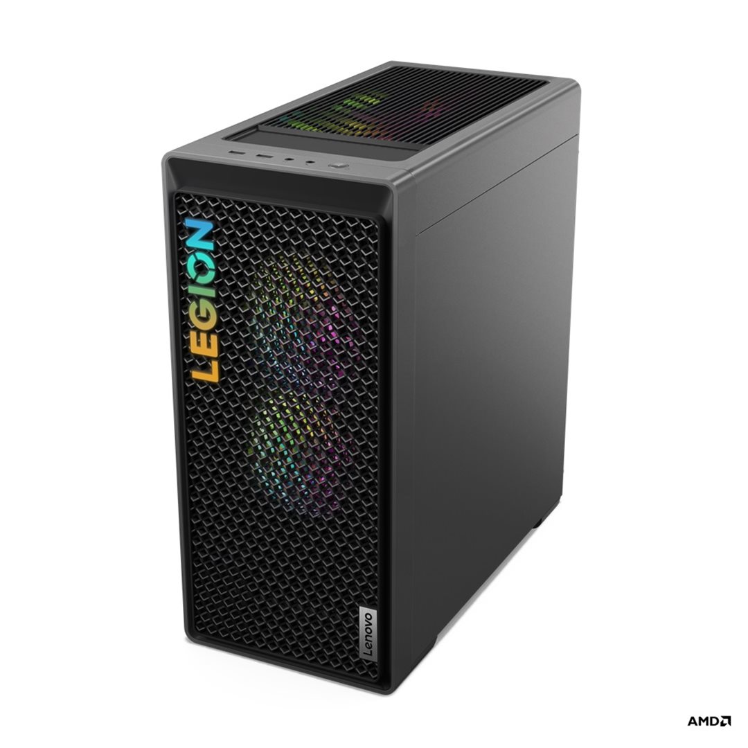 Lenovo Legion T5 26ARA8 Tower (26 l) Ryzen 7 7700, 32 GB, 1 TB-SSD, RTX4070Ti-12 GB, Win11 Home, Storm Grey