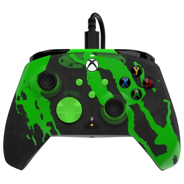 PDP kabelový ovladač pro Xbox Series, Rematch Jolt Green, Glow in the Dark