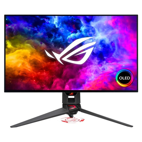 ASUS ROG/PG27AQDM/26,5"/OLED/QHD/240Hz/0,03ms/Black/3R, použitý, záruka 12 měsíců