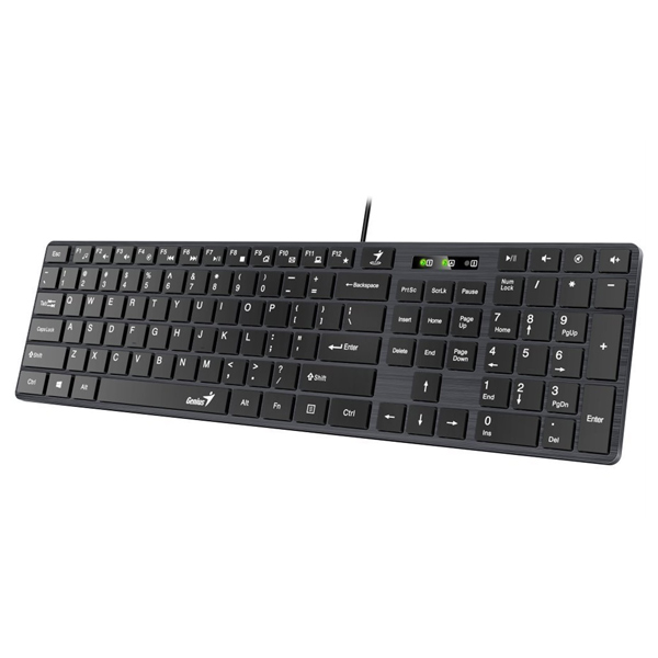 Klávesnice Genius Slimstar 126, CZ-SK, černá Klávesnice Genius Slimstar 126, CZ-SK, černá