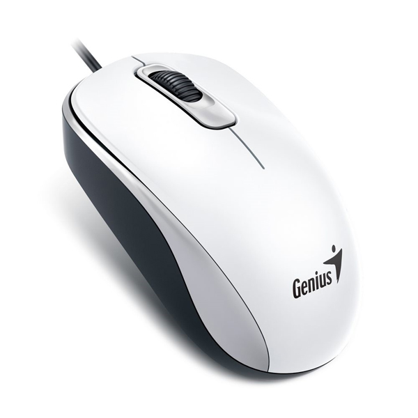 Levně Myš Genius DX-110, USB, bílá