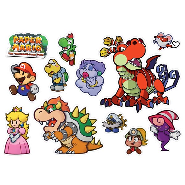 Levně Paper Mario: The Thousand - Year Door Magnet Set