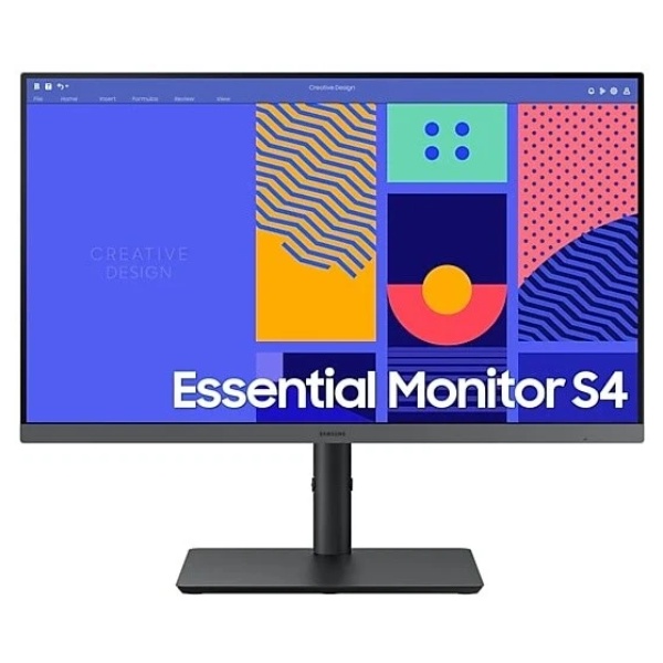 Levně Samsung Essential S4 24" S432GC IPS FHD monitor, černý