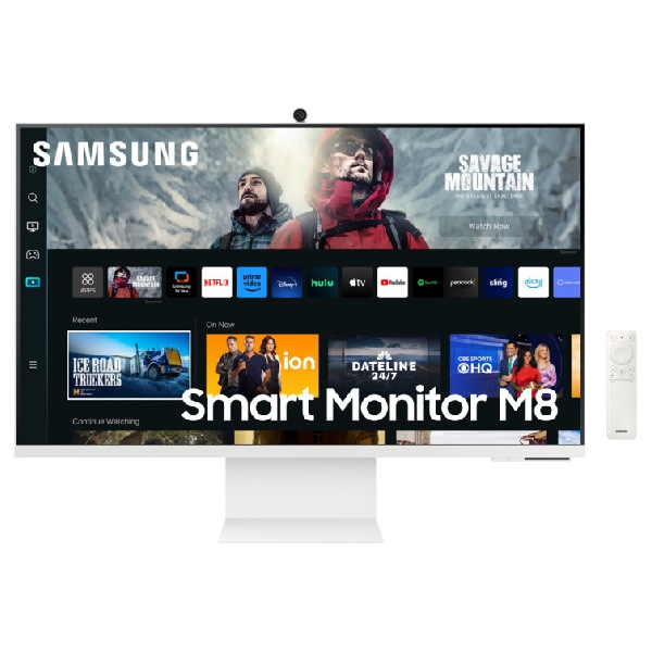 Samsung Smart M80C 32" 4K UHD monitor, bílý