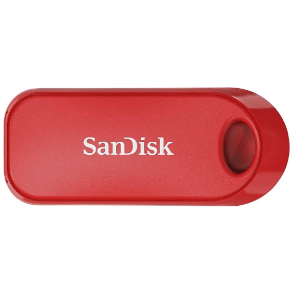 SanDisk USB klíč Cruzer Snap 32 GB USB, červený