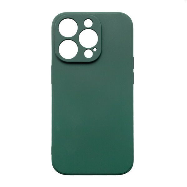Levně Silikonový kryt MobilNET pro Apple iPhone 14 Pro Max, tmavě zelený