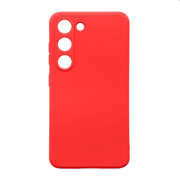Silikonový kryt MobilNET pro Samsung Galaxy S23, červený