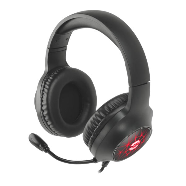 Speedlink Virtas Illuminated 7.1 Gaming Headset, černá, použitý, záruka 12 měsíců