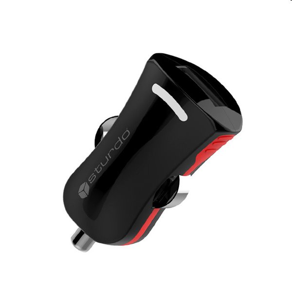 Levně Sturdo Autonabíječka ProSport Mini 2A 1xUSB, černá