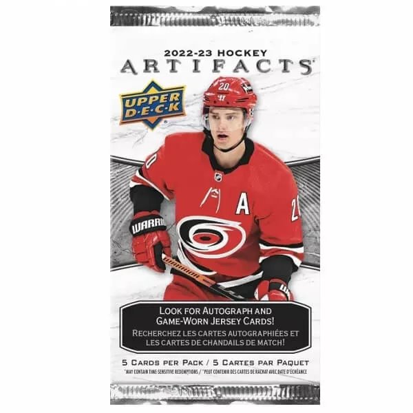 2022/23 Upper Deck Artifacts Hockey Retail Balíček Karet 2022/23 Upper Deck Artifacts Hockey Retail Balíček Karet