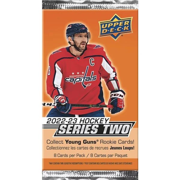 2022/23 Upper Deck Series 2 Hockey Retail Balíček Karet 2022/23 Upper Deck Series 2 Hockey Retail Balíček Karet