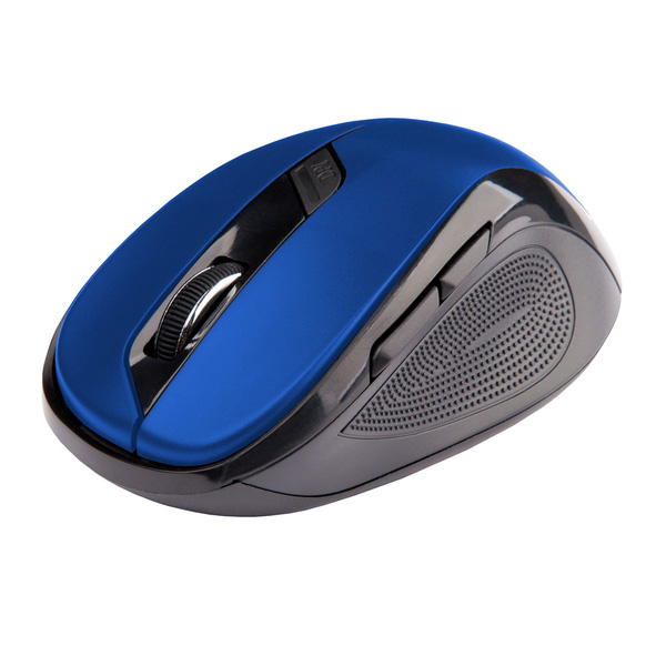 Bezdrátová myš C-Tech WLM-02, USB, 1600 dpi, modrá
