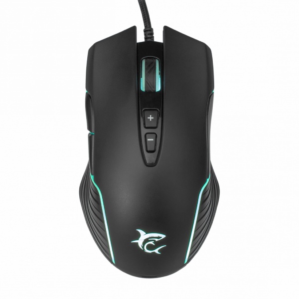 Gaming mouse White Shark AZARAH RGB, 7200 dpi, black