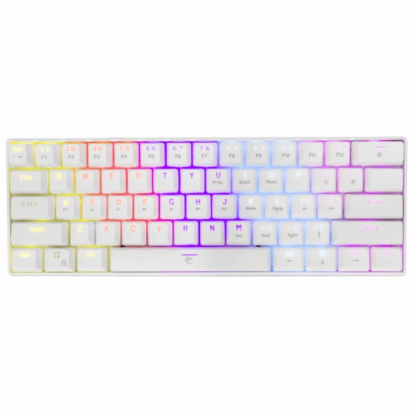 White Shark mechanická herní klávesnice SHINOBI, US, červený switch, bílá White Shark mechanická herní klávesnice SHINOBI, US, červený switch, bílá