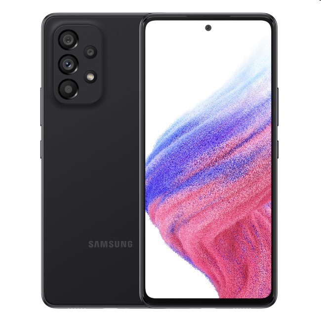 Samsung Galaxy A53, 6/128GB, black, vystavený, záruka 21 měsíců