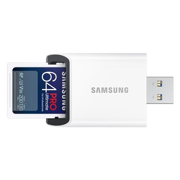 Samsung SDXC 64GB PRO Ultimate/USB adaptér Samsung SDXC 64GB PRO Ultimate/USB adaptér