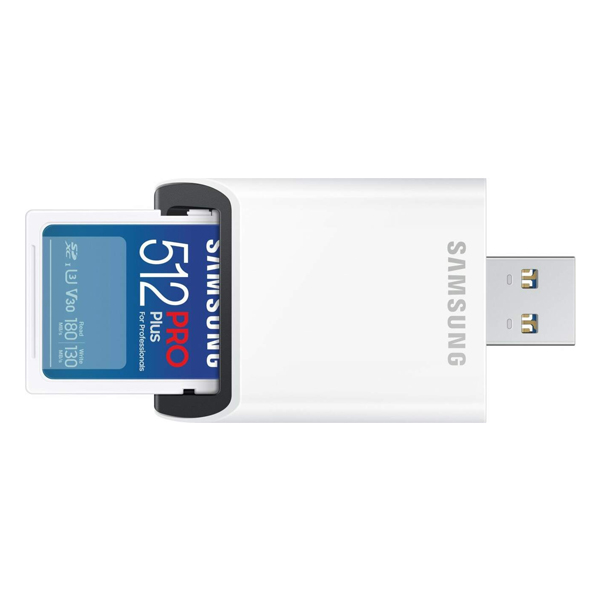 Samsung SDXC karta 512GB PRO Plus/USB adaptér Samsung SDXC karta 512GB PRO Plus/USB adaptér
