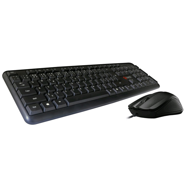 Set klávesnice a myši C-Tech KBM-102, USB, CZ/SK rozložení, černý