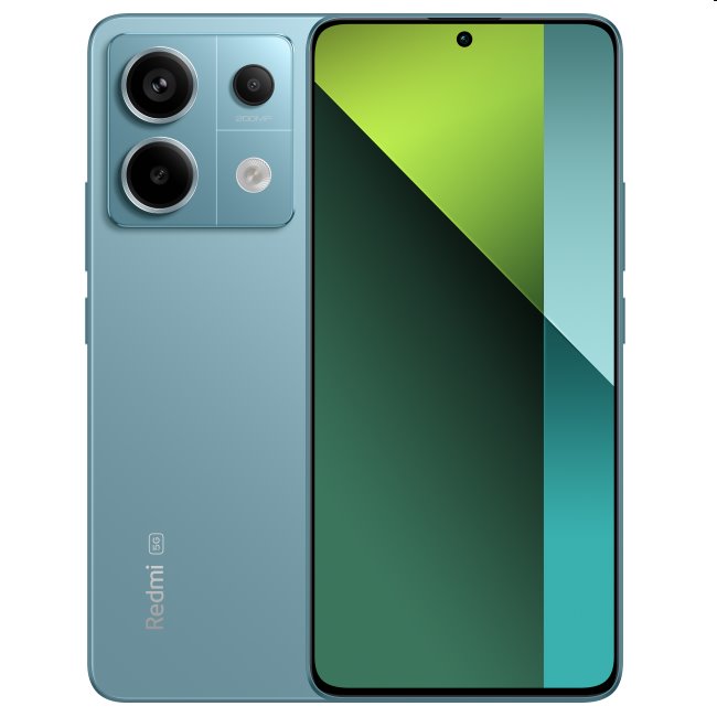 Xiaomi Redmi Note 13, 8/256GB, teal, vystavený, záruka 21 měsíců