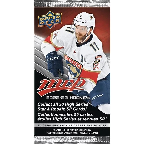 2022/23 Upper Deck MVP Hockey Retail Balíček Karet 2022/23 Upper Deck MVP Hockey Retail Balíček Karet