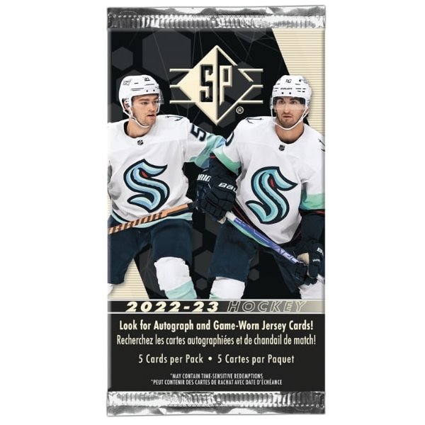 2022/23 Upper Deck SP Hockey Retail Balíček Karet 2022/23 Upper Deck SP Hockey Retail Balíček Karet