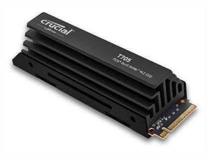 Crucial SSD T705 2TB M.2 NVMe Gen5 Heatsink 14500/12700 MBps Crucial SSD T705 2TB M.2 NVMe Gen5 Heatsink 14500/12700 MBps