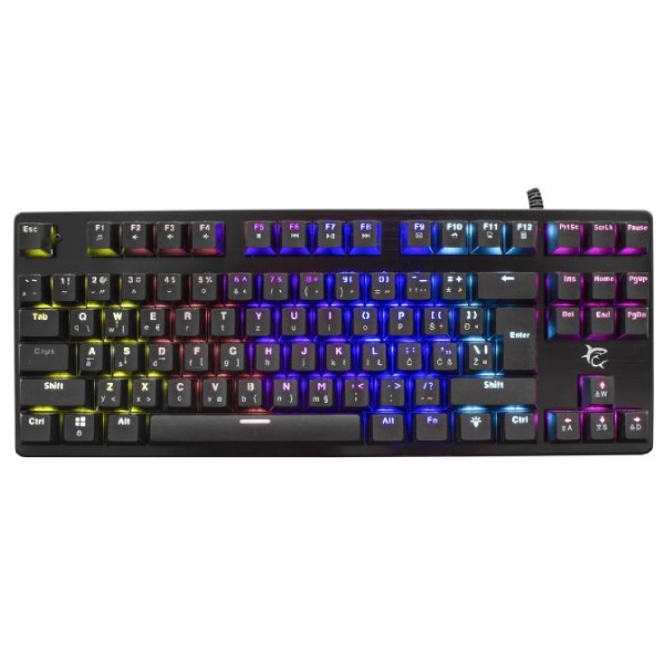 White Shark Gaming keyboard SPARTAN, US, black White Shark Gaming keyboard SPARTAN, US, black
