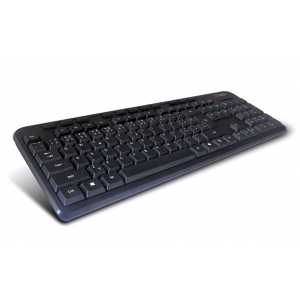 klávesnice C-Tech KB-102M USB slim, CZ/SK rozložení, černá