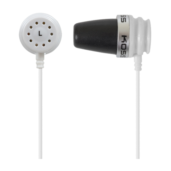 Koss Sparkplug, white, vystavený, záruka 21 měsíců Koss Sparkplug, white, vystavený, záruka 21 měsíců